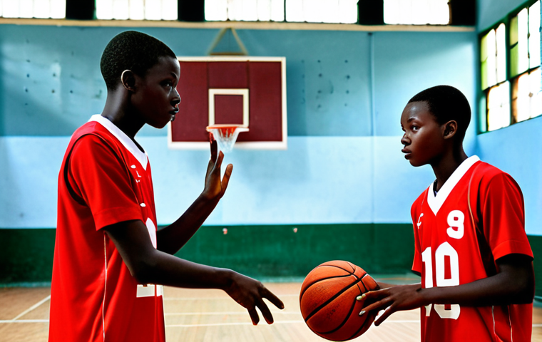기니에서 인기 있는 스포츠 - Football Passion**

A vibrant scene of a Guinean street football game. Children and young adults are...