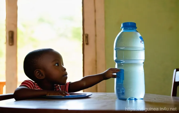 기니 수돗물 및 정수 필수 여부 - **Prompt 2: Hygienic Food Preparation with Safe Water in a Guinean Home**
    "An adult individual, ...