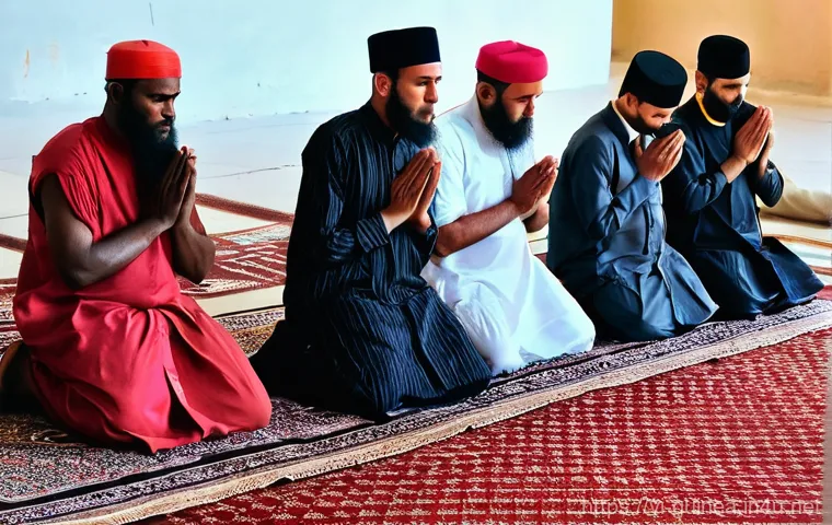 기니의 주요 종교와 종교적 관습 - Here are three detailed image generation prompts in English, adhering to all specified guidelines: